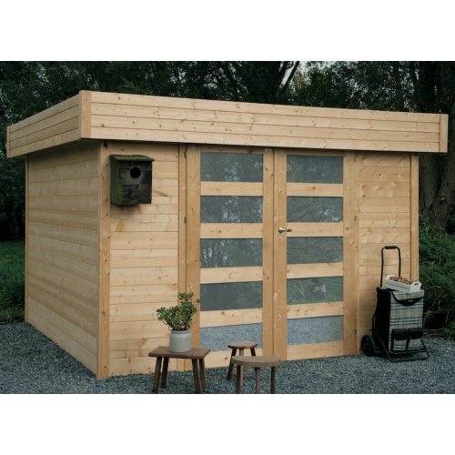 Abri de jardin madrier 28 mm