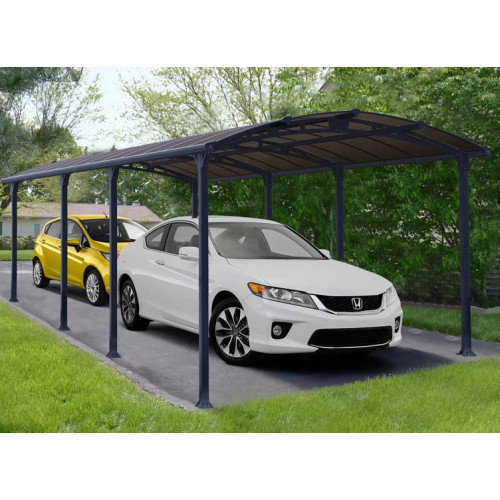ABRI VOITURE ALU CINTRÉ L359xP858 cm