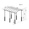 CARPORT CAMPING-CAR ALUMINIUM 18M²