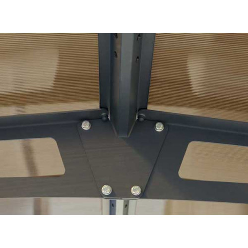 TONNELLE ALUMINIUM TOIT BERCEAU