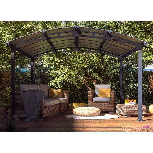 TONNELLE ALUMINIUM TOIT BERCEAU