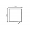 ABRI JARDIN TOIT PLAT PANNEAUX 10MM