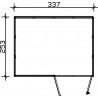 ABRI JARDIN COMPOSITE 8.53 M2