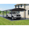 CARPORT ALUMINIUM TOIT BERCEAU