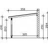 Toit terrasse en bois adossé