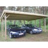 CARPORT DOUBLE EN BOIS AUTOCLAVE 30 M² 