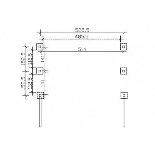 CARPORT DOUBLE TOIT ALU