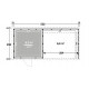 ABRI ACIER 5.70 M2 AUVENT VITRÉ 