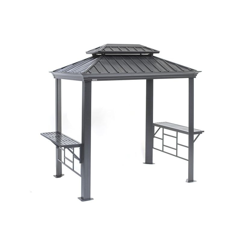 TONNELLE BARBECUE EN ALUMINIUM POUR JARDIN