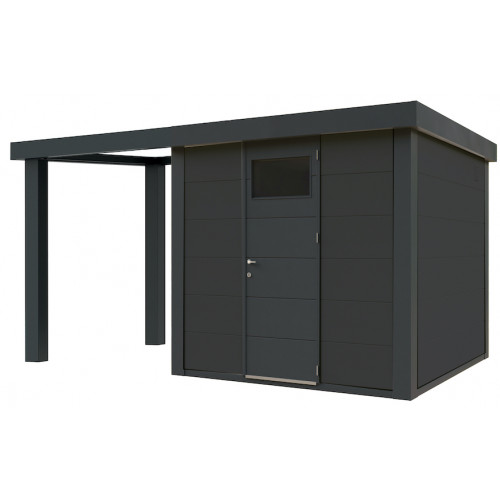 ABRI MÉTALLIQUE 5.70 M2 AVEC PRÉAU