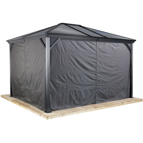 OPTION KIT RIDEAUX POUR PAVILLON ALUMINIUM