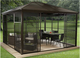 PAVILLON ALUMINIUM FERMÉ 15 m2