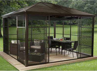 PAVILLON ALUMINIUM FERMÉ 15 m2