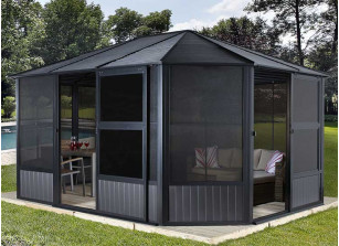 PAVILLON ALUMINIUM HEXAGONAL