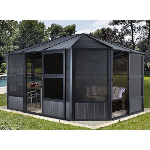 PAVILLON ALUMINIUM HEXAGONAL