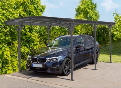 Carport cintré en aluminium