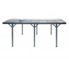 Carport cintré en aluminium