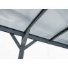 Carport cintré en aluminium