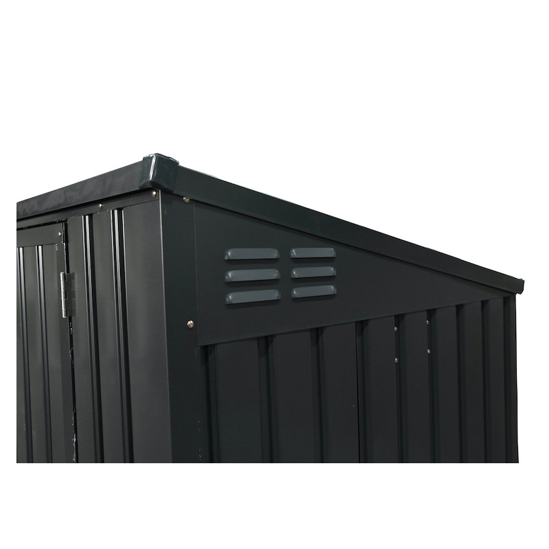 Range-poubelle cache-poubelle simple abri extérieur (240 litres