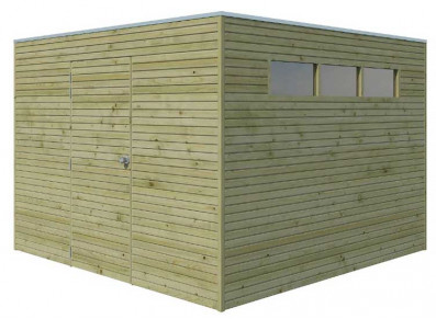 Abri de jardin en bois panneaux 28 mm