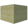 Abri de jardin en bois panneaux 28 mm