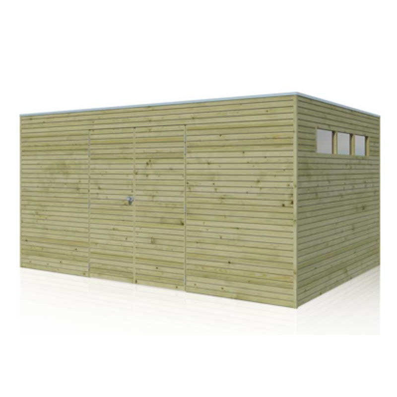 Abri de jardin Klara 5 m² en bois massif 28 mm - SERRES-ET-ABRIS.