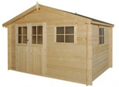 CHALET DE JARDIN EN BOIS MADRIERS 28 MM