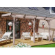 Toit terrasse en bois adossé