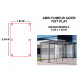 ABRI FUMEUR TOIT PLAT GRAND MODELE