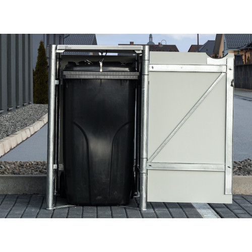 ABRI POUBELLE GRIS 240L