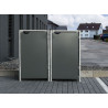 DOUBLE CACHE POUBELLES 140L