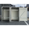 DOUBLE CACHE POUBELLES 140L