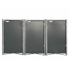 COFFRE DE JARDIN 3 POUBELLES 140L