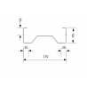 ABRI METALLIQUE DOUBLE PENTE 5,00 x 5,00 M