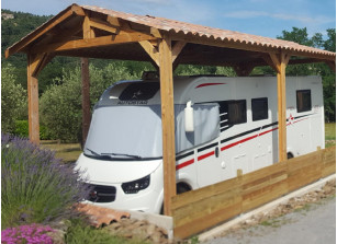 abri camping car bois douglas 38m2