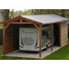 Ossature camping-car bois douglas 42m2