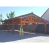 OSSATURE ASYMETRIQUE EN BOIS DOUGLAS MOISÉ - 40m²