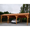 ABRI VOITURE BOIS DOUGLAS 5.50 x 9.50 M