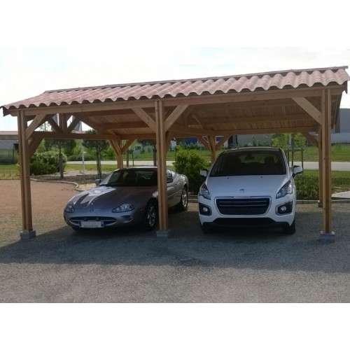 OSSATURE BOIS DOUGLAS ASYMÉTRIQUE 36m²