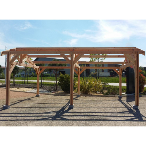 OSSATURE BOIS DOUGLAS ASYMÉTRIQUE 36m²