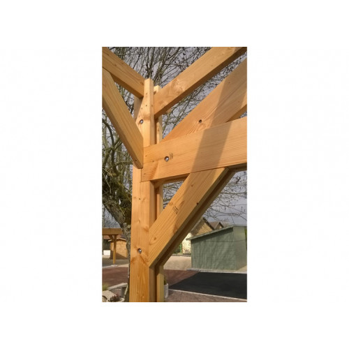 OSSATURE BOIS DOUGLAS ASYMÉTRIQUE 36m²