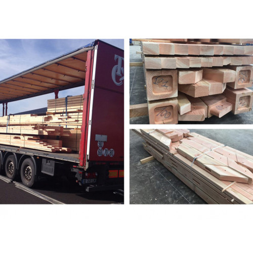 CHARPENTE BOIS OCTOGONALE TENON/MORTAISE - 47M2