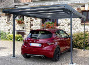 CARPORT ALUMINIUM TOIT PLAT