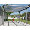 CARPORT ALUMINIUM TOIT PLAT