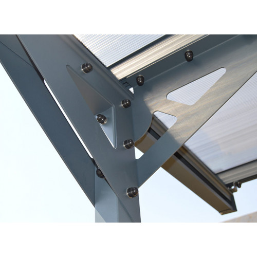 CARPORT ALU DOUBLE TOIT PLAT
