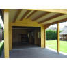 Garage double avec grand auvent - 32.50m2