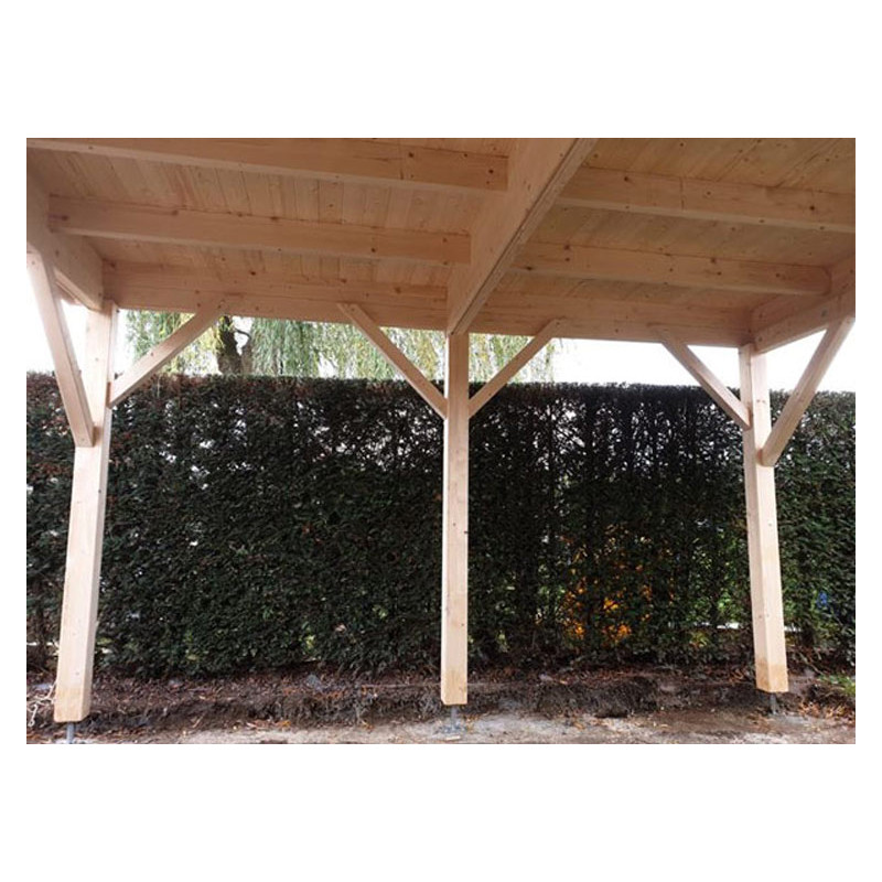 CARPORT BOIS VOITURE ECONOMIQUE Couverture carport Limouisin sans