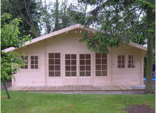 Maison de jardin bois brut - 36m2