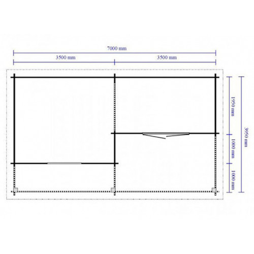 Maison de jardin plan