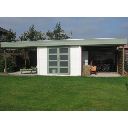 Chalet design en bois brut - 27 m2